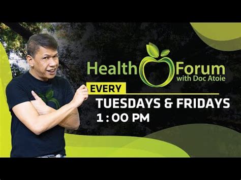 health forum with doc atoie reviews|14 December 2021 .